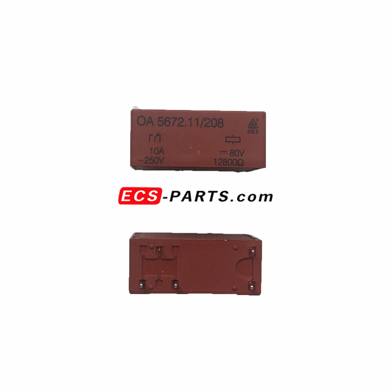 Relay;OA 5672.11/208;Coil Voltage-80 VDC;Coil Ohm- 12800 ohm,Contact -10A,250 VAC